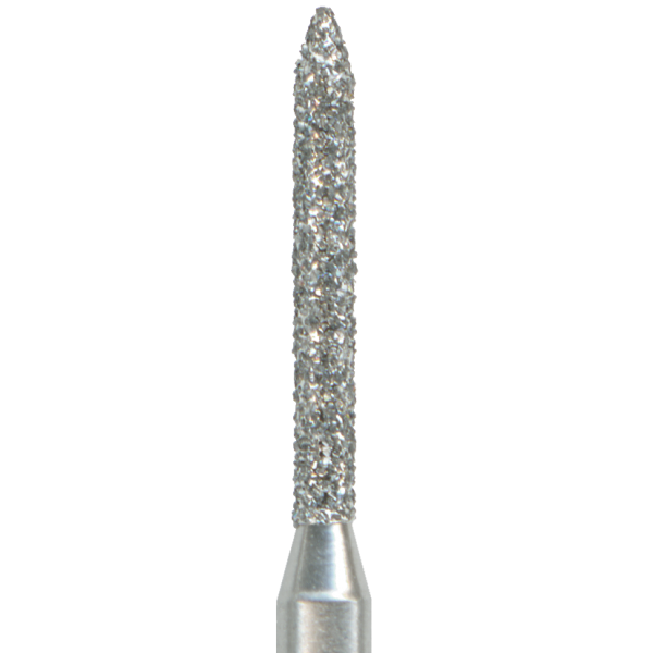 Freza diamantata cilindrica cu varf ascutit 885-FG