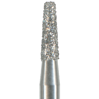 Freza diamantata cilindro-conica cu varf plat 845-FG